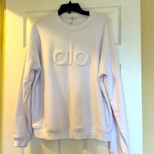 ALO white sweatshirt